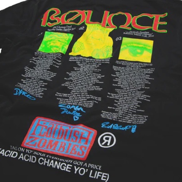 FLATBUSH ZOMBIES PSYCHO-ACTIVE T-SHIRT - Picture 4 of 7